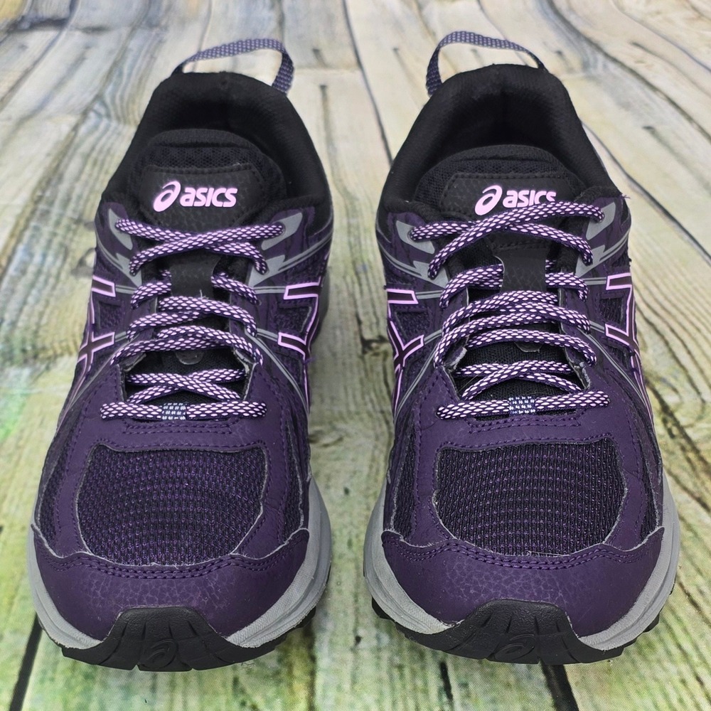 ASICS Frequent Trail Running Shoes Womens 10 Purple 1012A022 Hiking Sneakers - Picture 6 of 9